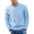 Othar Jersey de Punto Trenzado para Hombre – Suéter Elegante Cálido Invierno