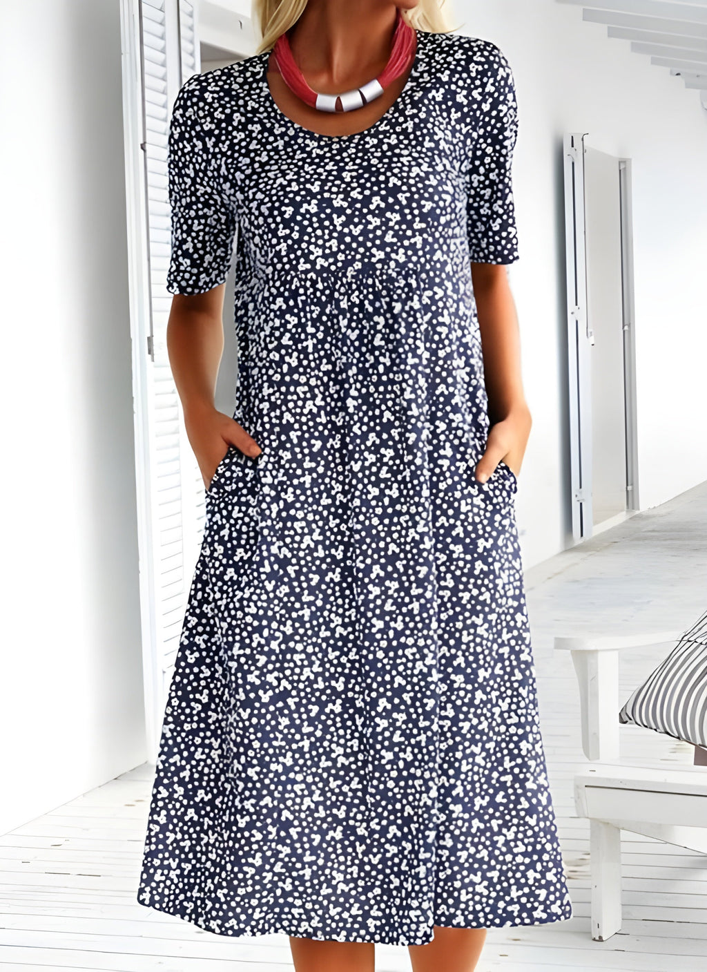 Sophie Vestido de Verano para Mujer – Vestido Ligero Elegante Casual Chic