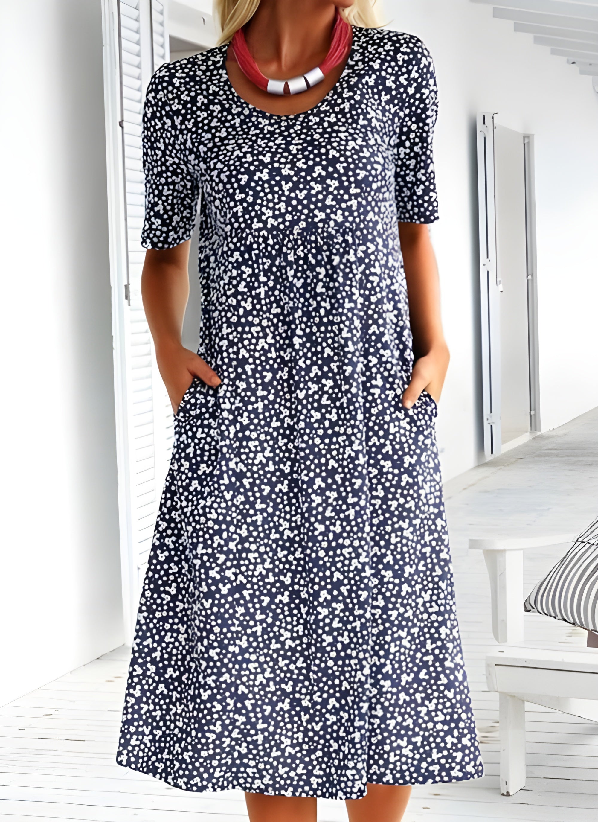 Sophie Vestido de Verano para Mujer – Vestido Ligero Elegante Casual Chic