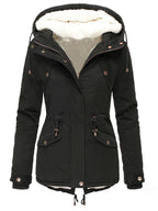 Claire Chaqueta de Invierno para Mujer – Abrigo Impermeable Elegante con Capucha