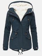 Claire Chaqueta de Invierno para Mujer – Abrigo Impermeable Elegante con Capucha