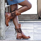 Daphne Botas de Cuero para Mujer – Botas Elegantes Chic Confort Premium