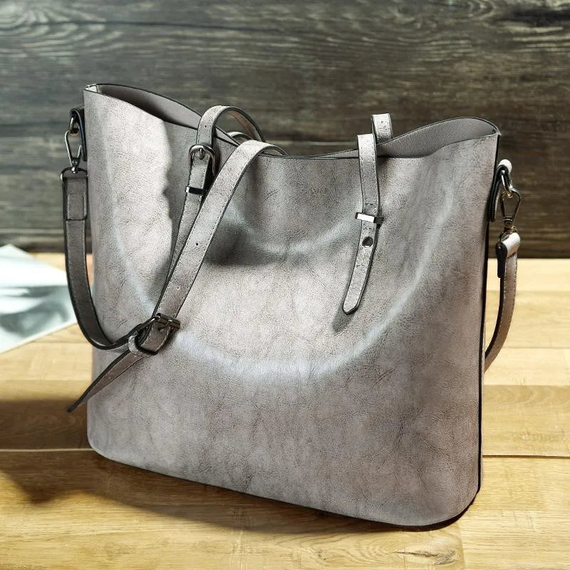 Nicole Bolso de Cuero para Mujer – Bolso Vintage Elegante Bandolera Chic