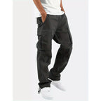 Lance Pantalón Cargo para Hombre – Pantalón Casual Oversize Multi Bolsillos