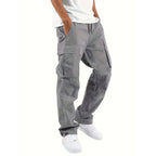 Lance Pantalón Cargo para Hombre – Pantalón Casual Oversize Multi Bolsillos