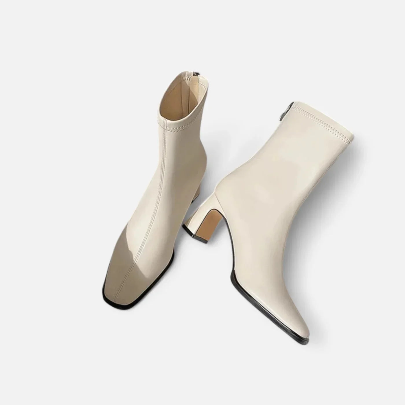 Madison Botines para Mujer – Botas Vintage Punta Cuadrada Invierno Chic