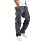 Lance Pantalón Cargo para Hombre – Pantalón Casual Oversize Multi Bolsillos