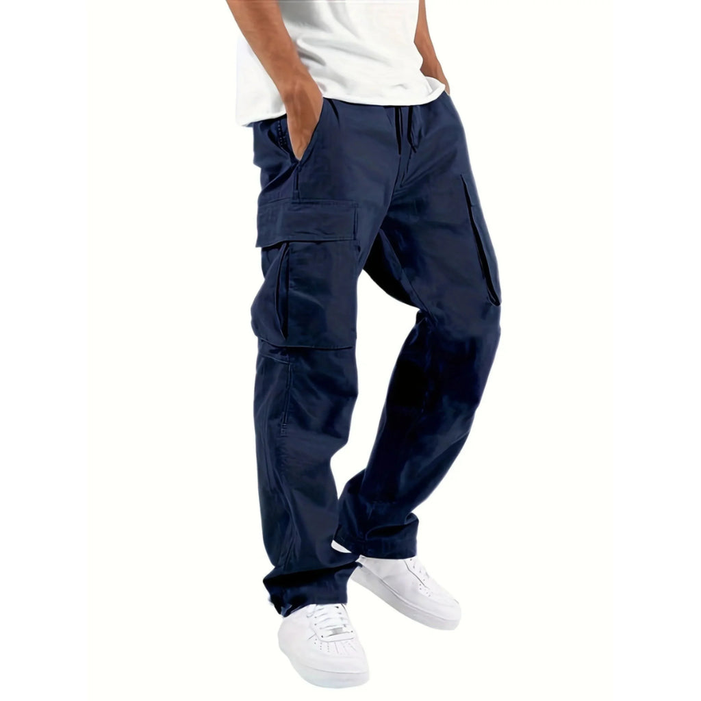 Lance Pantalón Cargo para Hombre – Pantalón Casual Oversize Multi Bolsillos