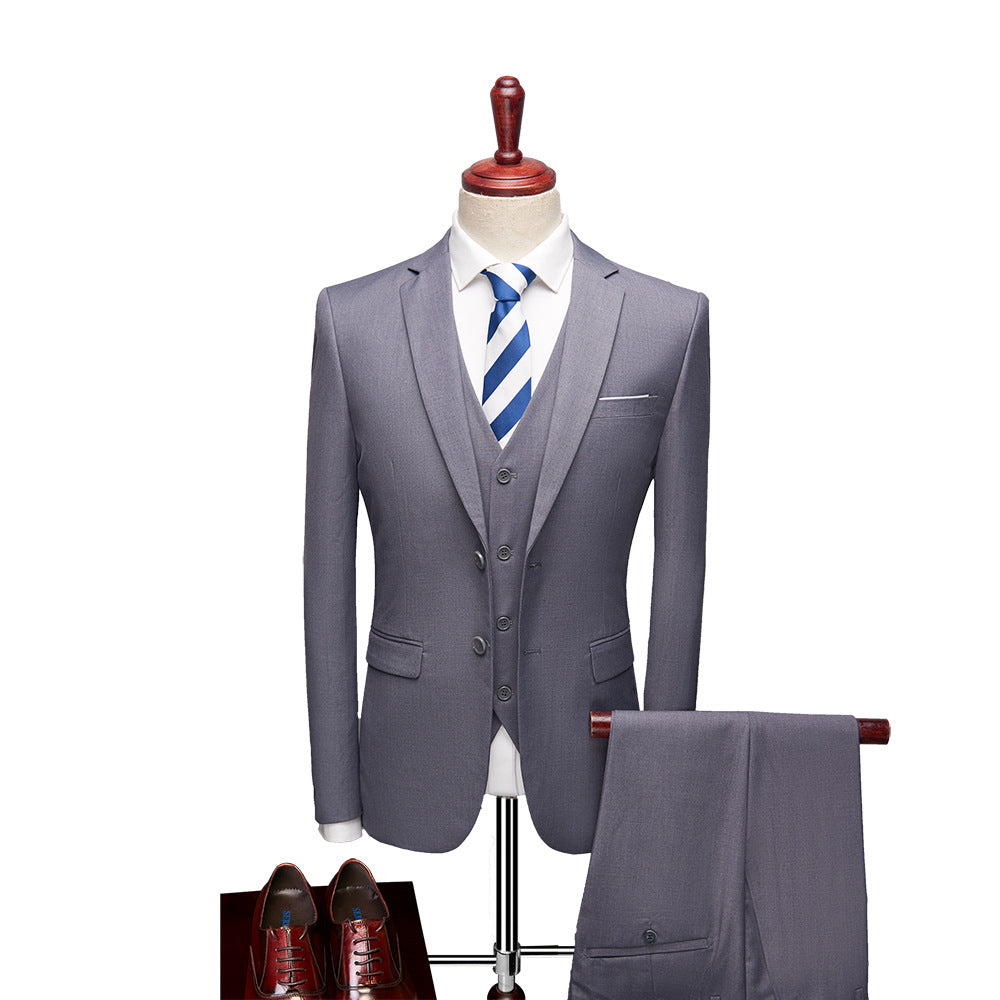 Adrián Traje para Hombre de 3 Piezas – Slim Fit Elegante y Transpirable para Bodas