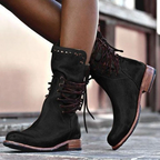 Daphne Botas de Cuero para Mujer – Botas Elegantes Chic Confort Premium