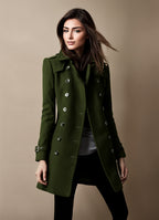 Josephine Abrigo Elegante para Mujer – Abrigo Clásico Chic Sofisticado Invierno