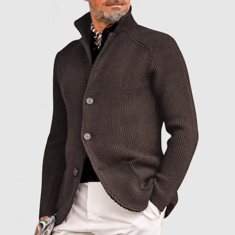 Lucas Cárdigan para Hombre – Chaqueta Elegante de Lana Suave con Diseño Clásico