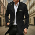 Rey Trench Coat para Hombre – Gabardina Impermeable Elegante Doble Botón