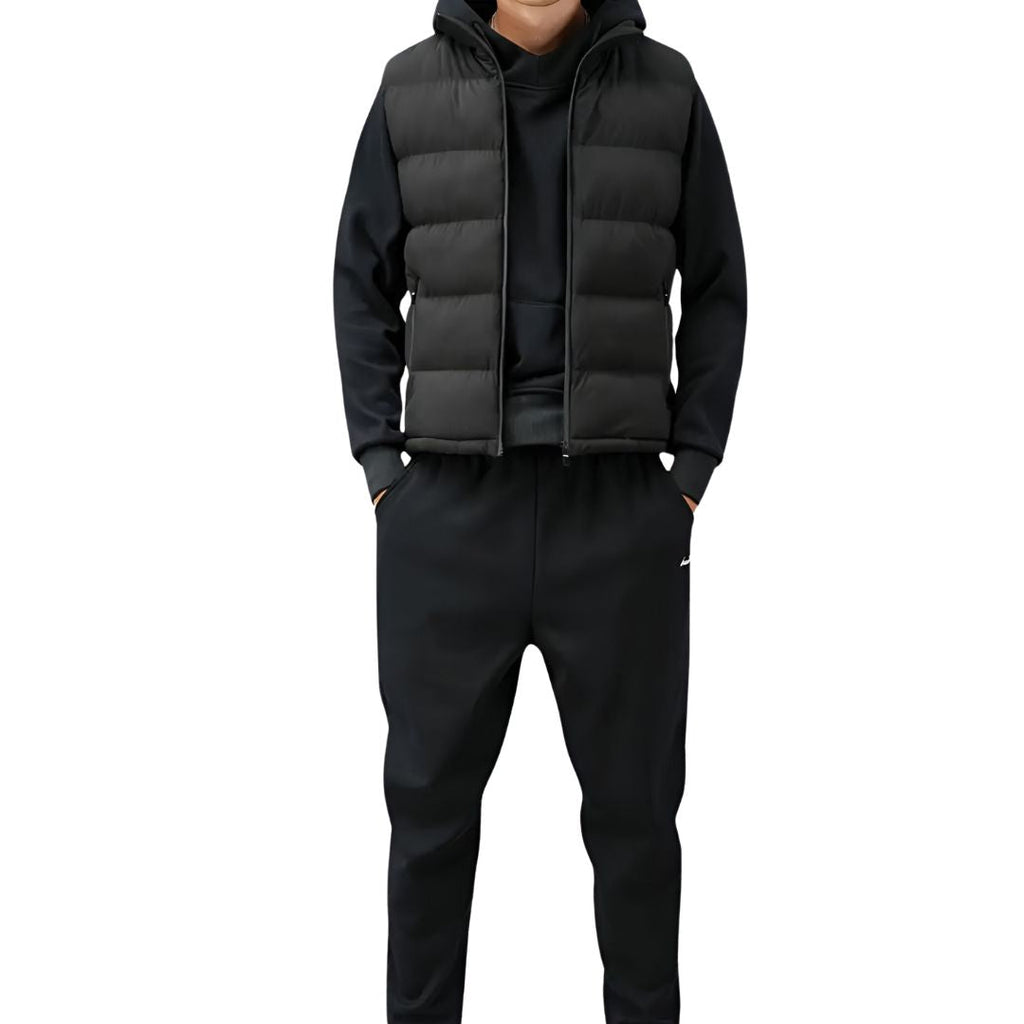 Ethan Chaleco Hombre – Chaleco Acolchado Impermeable y Ligero con Cuello Alto