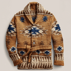 Arman Cárdigan Jacquard para Hombre – Chaqueta Punto Western Elegante