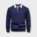 Hugo Jersey Polo para Hombre – Suéter Elegante de Manga Larga Transpirable