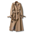 Victoria Trench para Mujer – Abrigo Largo Elegante y Versátil para Entretiempo
