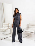 Vivine Conjunto Elegante para Mujer – Set de Dos Piezas Fluido y Moderno Chic