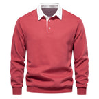Hugo Jersey Polo para Hombre – Suéter Elegante de Manga Larga Transpirable