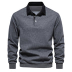 Hugo Jersey Polo para Hombre – Suéter Elegante de Manga Larga Transpirable
