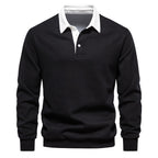 Hugo Jersey Polo para Hombre – Suéter Elegante de Manga Larga Transpirable