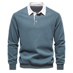 Hugo Jersey Polo para Hombre – Suéter Elegante de Manga Larga Transpirable