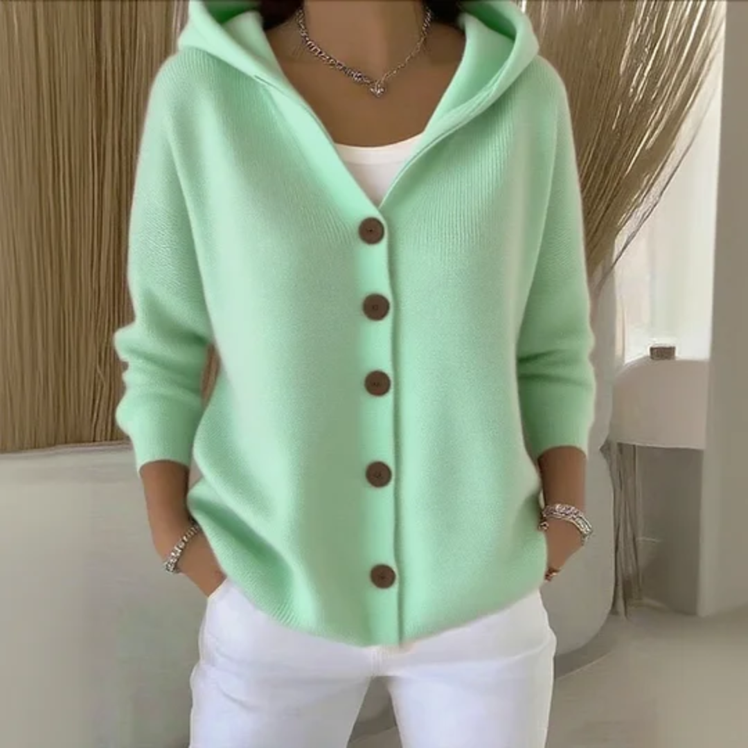 Cataleya Cárdigan para Mujer – Chaqueta de Punto Suave Casual Chic