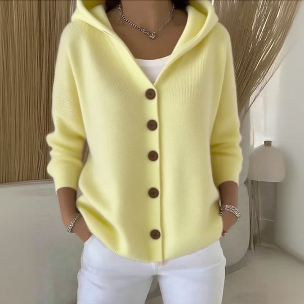 Cataleya Cárdigan para Mujer – Chaqueta de Punto Suave Casual Chic