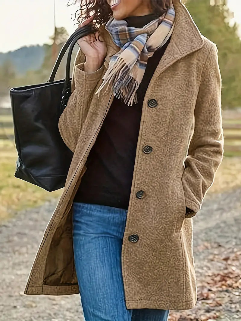 Isabella Abrigo de Invierno para Mujer – Diseño Elegante con Forro Cálido y Corte Femenino