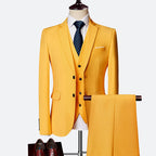 Adrián Traje para Hombre de 3 Piezas – Slim Fit Elegante y Transpirable para Bodas