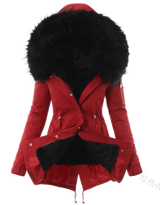 Polly Abrigo Largo de Invierno para Mujer – Chaqueta Elegante Térmica Chic
