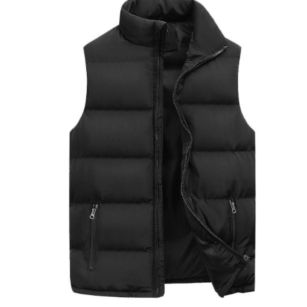Ethan Chaleco Hombre – Chaleco Acolchado Impermeable y Ligero con Cuello Alto