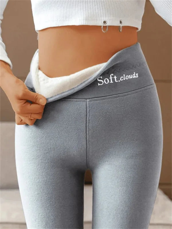 SoftCloud Leggings Térmicos para Mujer – Legging Polar Moldeador Invierno