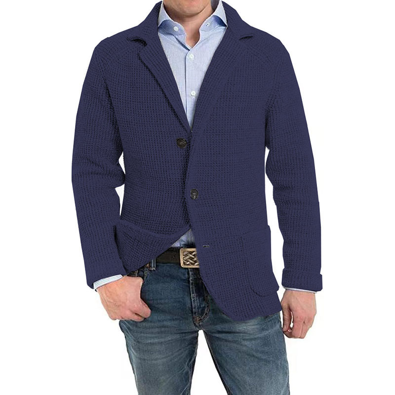 Derek Cárdigan para Hombre – Chaqueta de Punto Elegante con Botones Casual