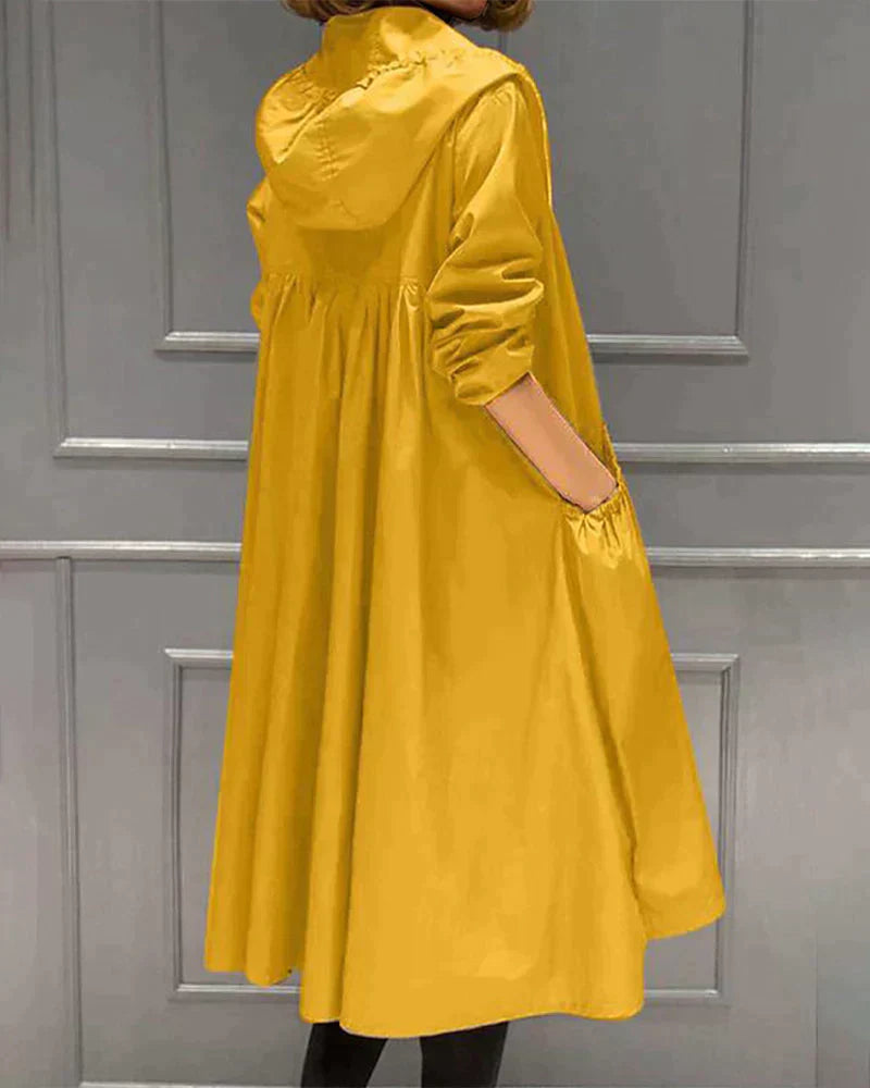 Millie Gabardina Impermeable para Mujer – Abrigo Largo Elegante y Transpirable