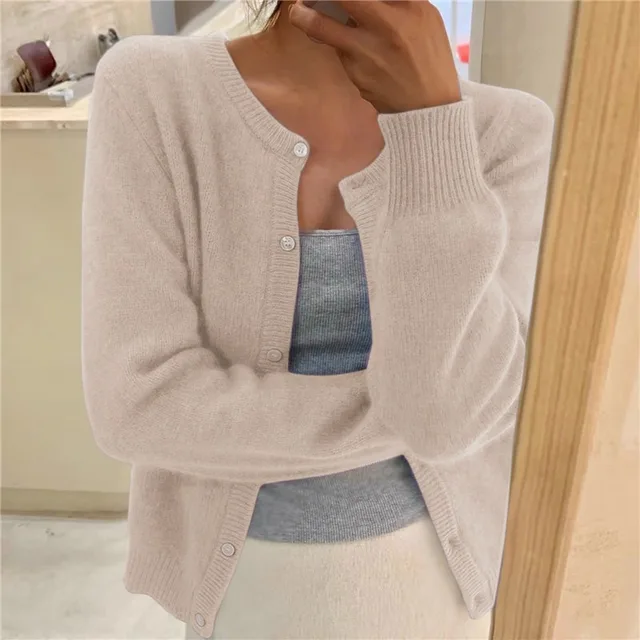 Sydney Cárdigan para Mujer – Chaqueta de Punto Elegante Oversize y Suave