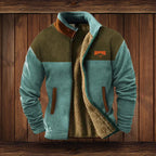 Ethan Chaqueta Hombre Estilo Western – Forro Polar Cálido y Diseño Étnico Moderno