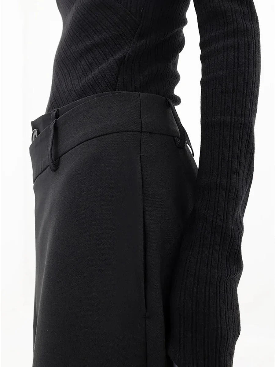 Emma Pantalón Oversize para Mujer – Pantalón Baggy Casual Chic Fluido