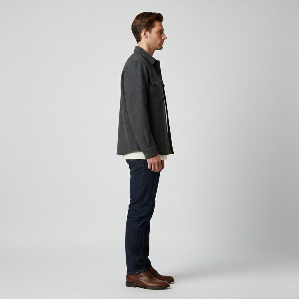 Sobrecamisa con botones en la parte delantera