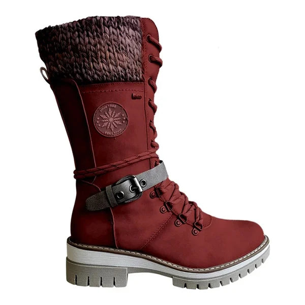 Kylee Botas Altas de Invierno para Mujer – Botas Cálidas Elegantes Chic