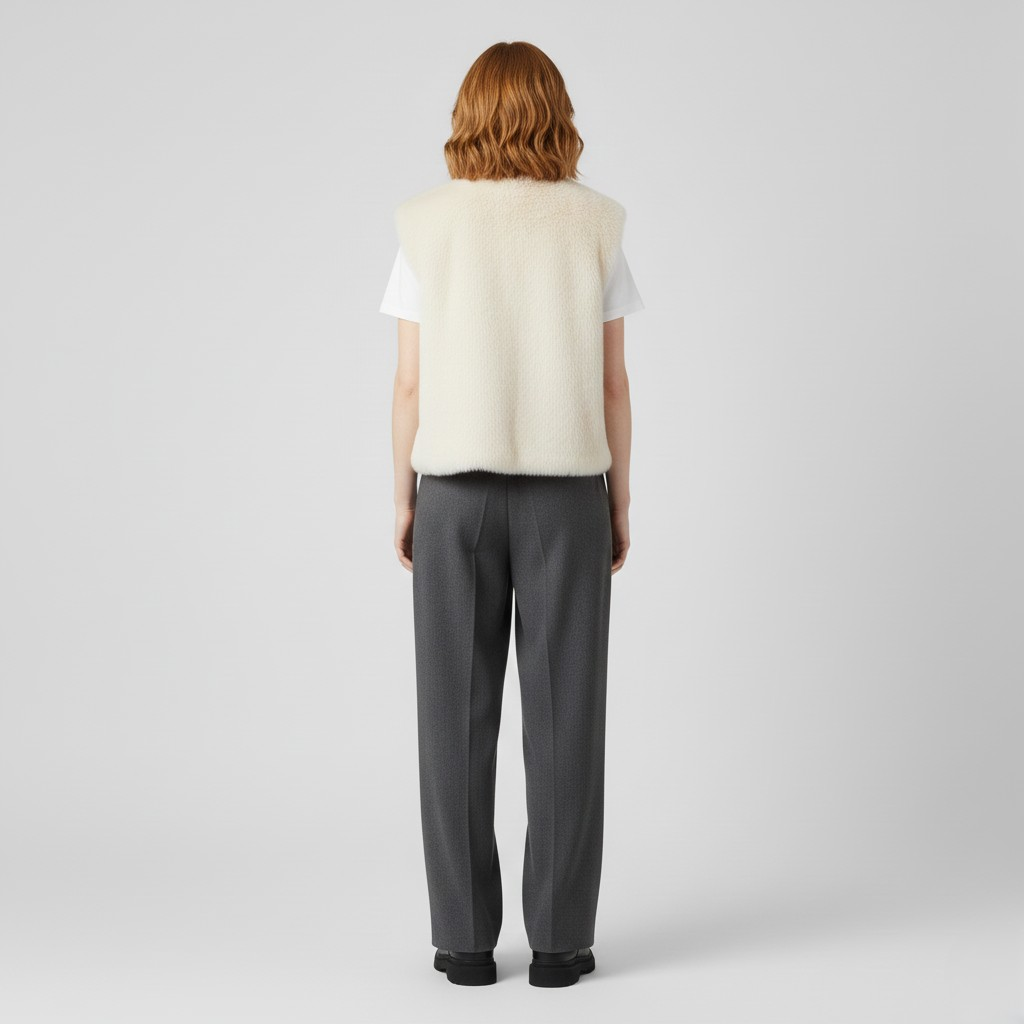 Chaleco de piel sintética