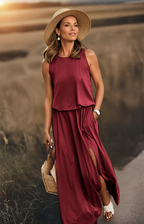 Florentine Vestido Largo para Mujer – Vestido Maxi Elegante Verano Chic