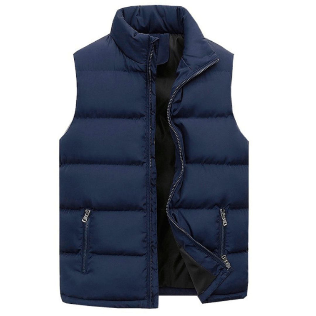 Ethan Chaleco Hombre – Chaleco Acolchado Impermeable y Ligero con Cuello Alto