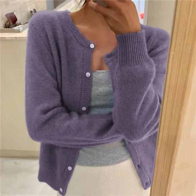 Sydney Cárdigan para Mujer – Chaqueta de Punto Elegante Oversize y Suave