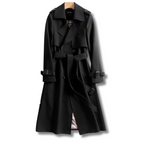 Victoria Trench para Mujer – Abrigo Largo Elegante y Versátil para Entretiempo