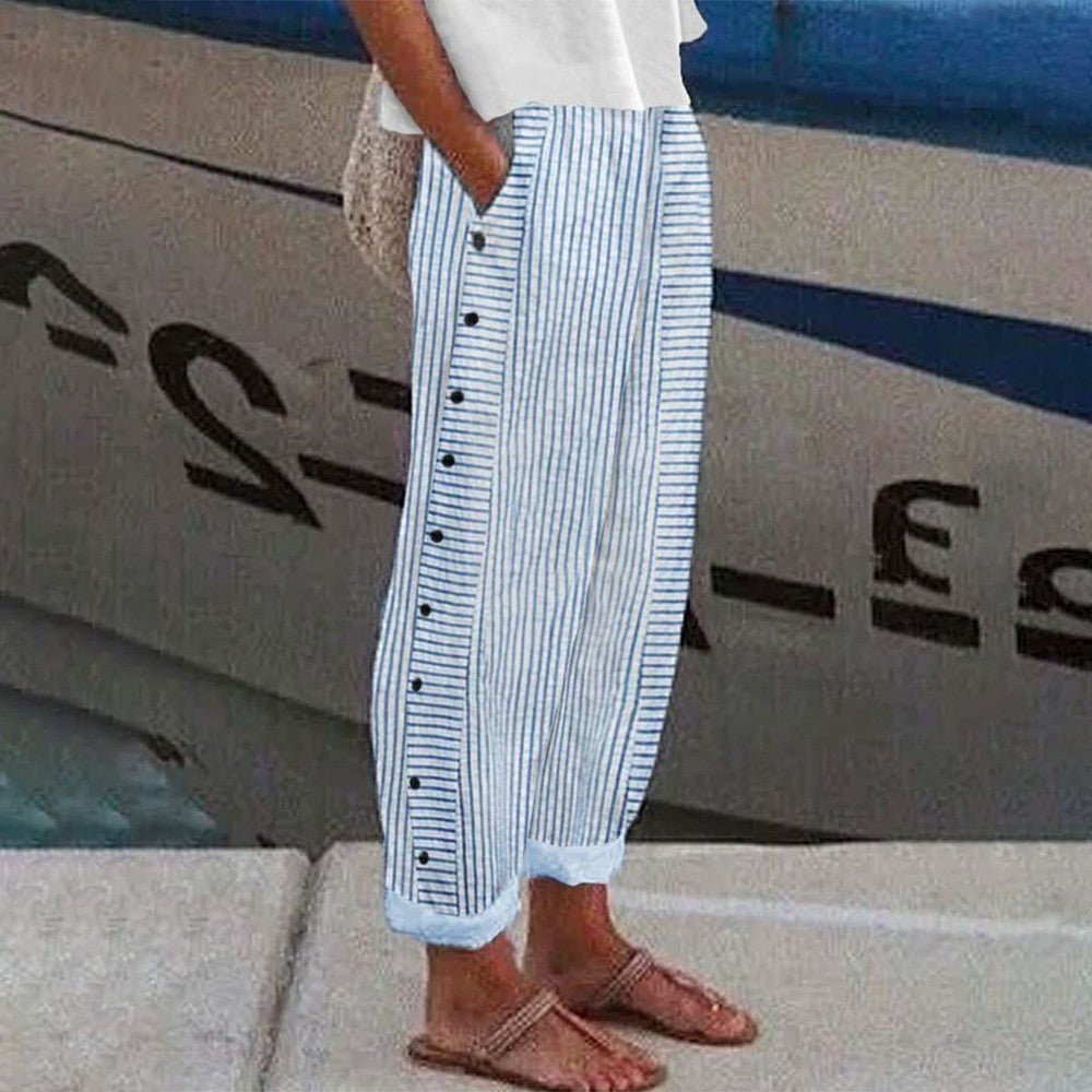 Pia Pantalón Casual para Mujer – Pantalón Cómodo con Bolsillos Chic