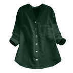 Aloyse Camisa de Lino y Algodón para Mujer – Blusa Oversize Elegante Verano