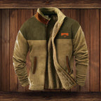 Ethan Chaqueta Hombre Estilo Western – Forro Polar Cálido y Diseño Étnico Moderno