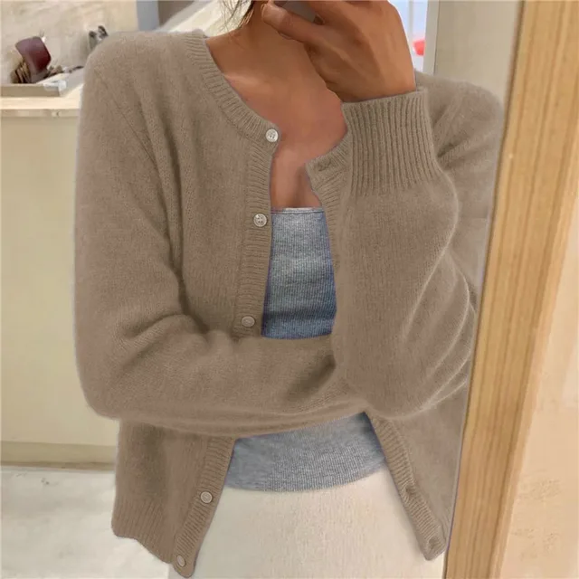 Sydney Cárdigan para Mujer – Chaqueta de Punto Elegante Oversize y Suave