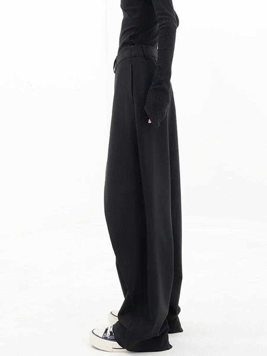 Emma Pantalón Oversize para Mujer – Pantalón Baggy Casual Chic Fluido